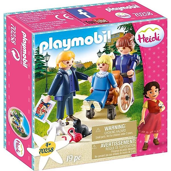 Playmobil® PLAYMOBIL® 70258 Heidi Clara mit Vater und Fräulein Rottenmeier