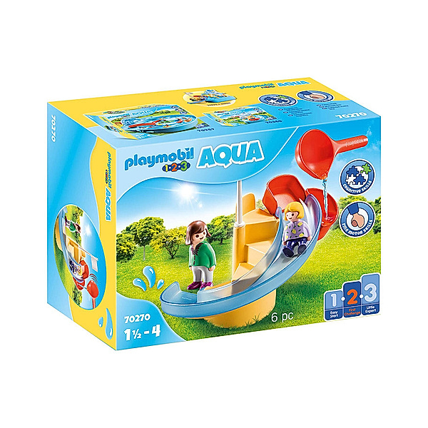 Playmobil® PLAYMOBIL® 70270 1.2.3 Aqua Wasserrutsche