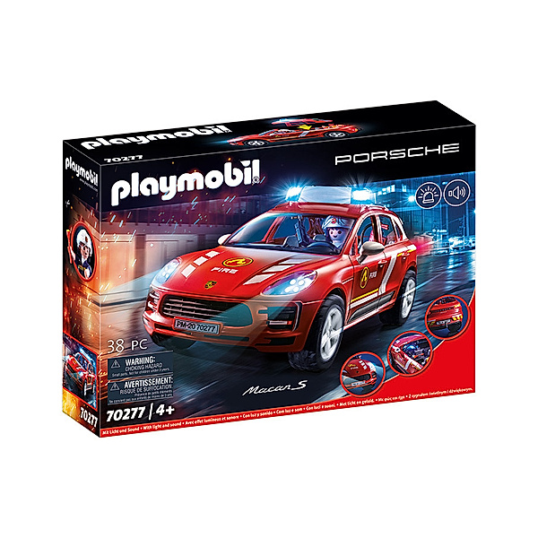 Playmobil® PLAYMOBIL® 70277 Porsche Macan S Feuerwehr