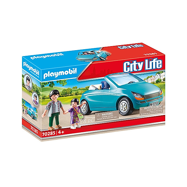 Playmobil® PLAYMOBIL® 70285 City Life Papa und Kind mit Cabrio
