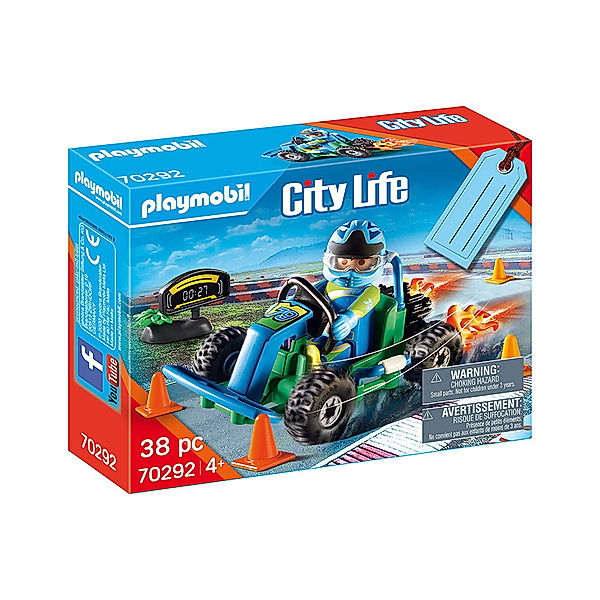 Playmobil® PLAYMOBIL® 70292 City Life Geschenkset – Go Kart-Rennen