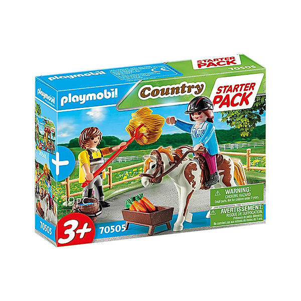 Playmobil® PLAYMOBIL® 70505 Country – Starter Pack Ergänzungsset Reiterhof