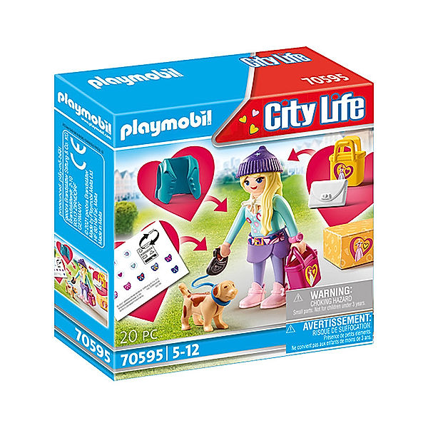 Playmobil® PLAYMOBIL® 70595 City Life Fashion Girl mit Hund