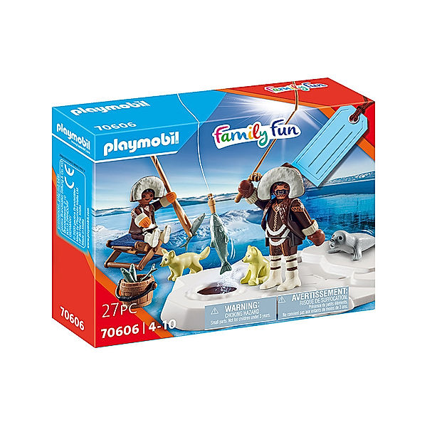 Playmobil® PLAYMOBIL® 70606 Family Fun – Geschenkset “Eisangler“