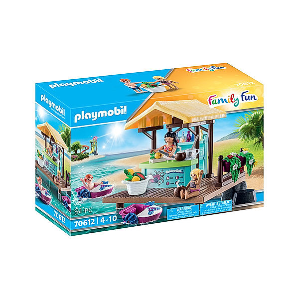 Playmobil® PLAYMOBIL® 70612 Family Fun Paddleboot-Verleih mit Saftbar