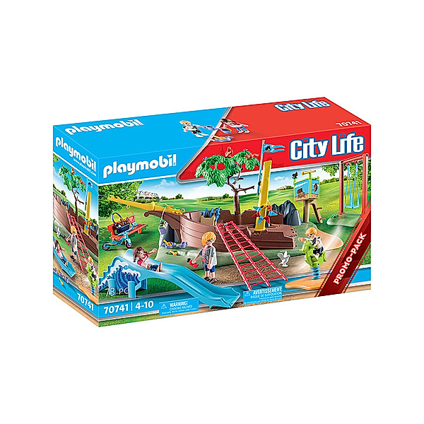 Playmobil® PLAYMOBIL® 70741 City Life Abenteuerspielplatz mit Schiffswrack