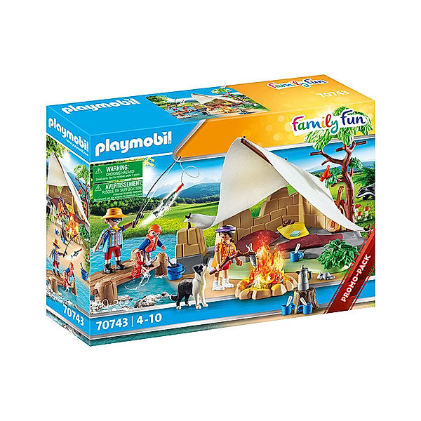 Playmobil® PLAYMOBIL® 70743 Family Fun Familie beim Campingausflug