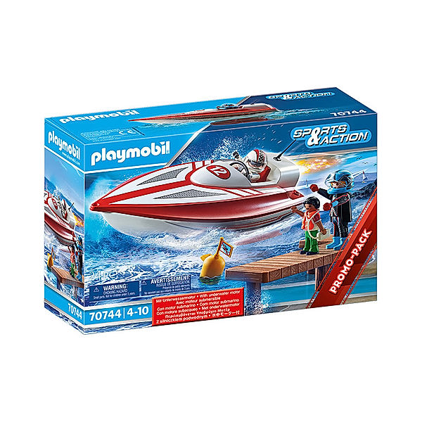 Playmobil® PLAYMOBIL® 70744 Speedboot mit Unterwassermotor