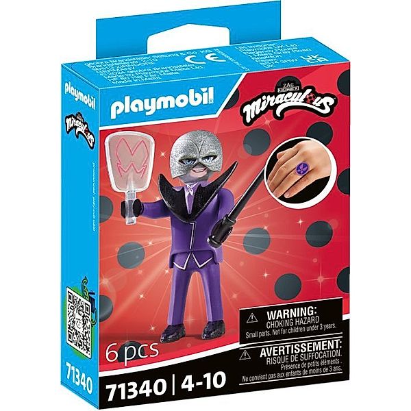 PLAYMOBIL PLAYMOBIL 71340 Miraculous: Hawk Moth