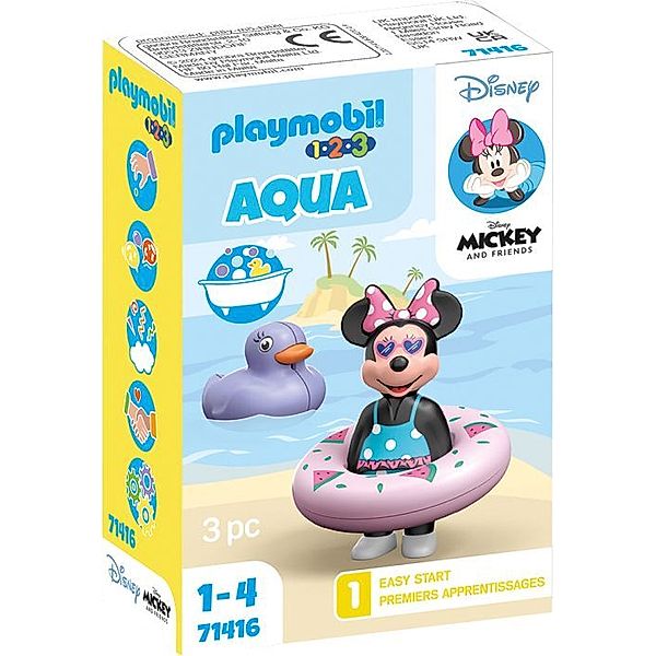 PLAYMOBIL PLAYMOBIL 71416 1.2.3 & Disney: Minnies Strandausflug