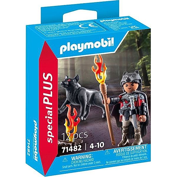 PLAYMOBIL PLAYMOBIL 71482 Krieger mit Wolf