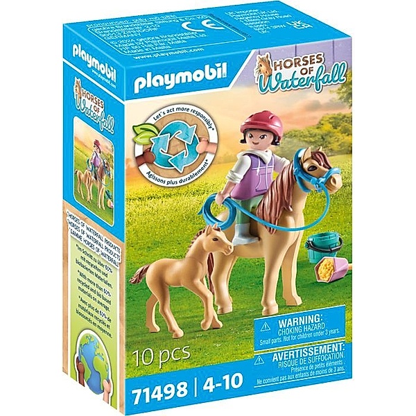 PLAYMOBIL PLAYMOBIL 71498 Kind mit Pony und Fohlen