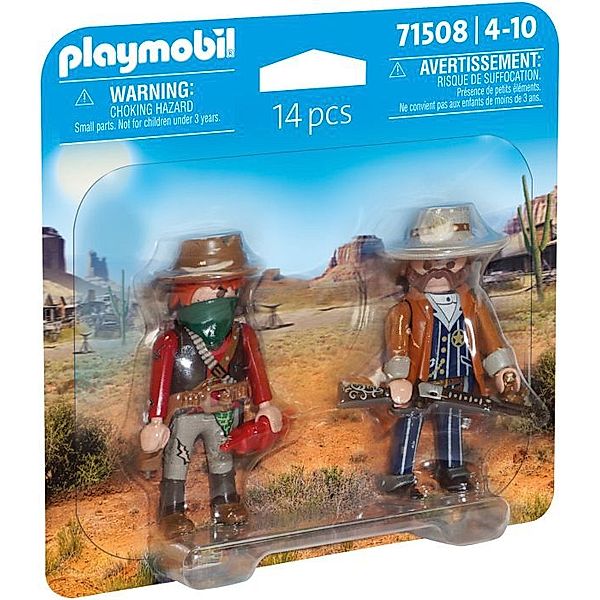 PLAYMOBIL PLAYMOBIL 71508 DuoPack Bandit und Sheriff