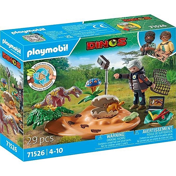 PLAYMOBIL PLAYMOBIL 71526 Stegosaurusnest mit Eierdieb