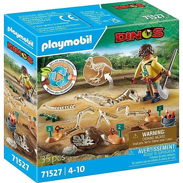 PLAYMOBIL PLAYMOBIL 71527 Ausgrabungsstätte mit Dino-Skelett