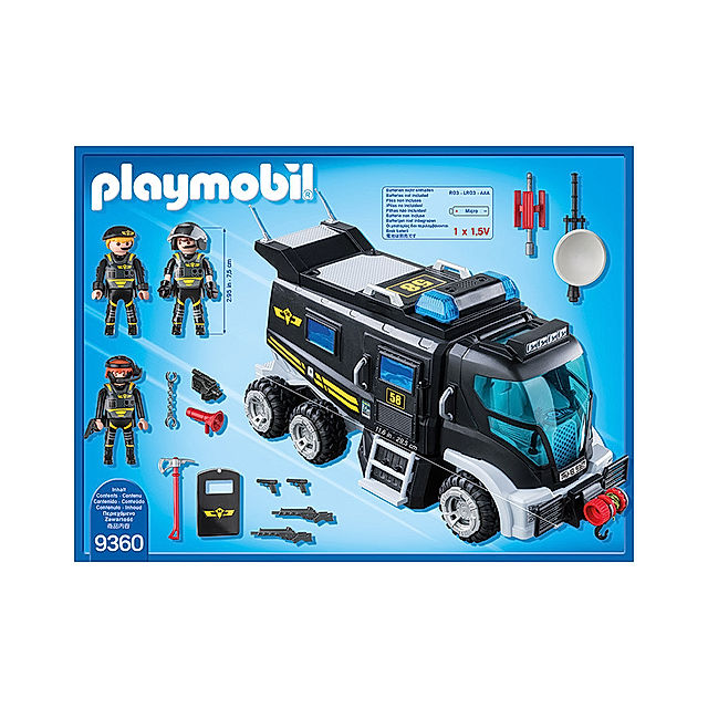 PLAYMOBIL® 9360 City Action SEK-Truck mit Licht und Sound | Weltbild.de