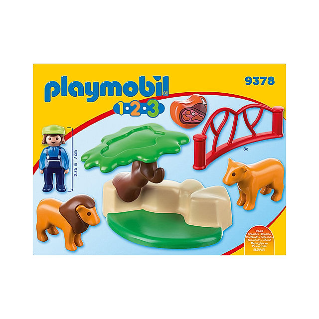 PLAYMOBIL® 9378 1.2.3 Löwengehege kaufen | tausendkind.de