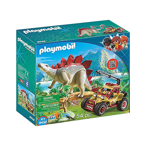 Playmobil® PLAYMOBIL® 9432 The Explorers Forschermobil mit Stegosaurus