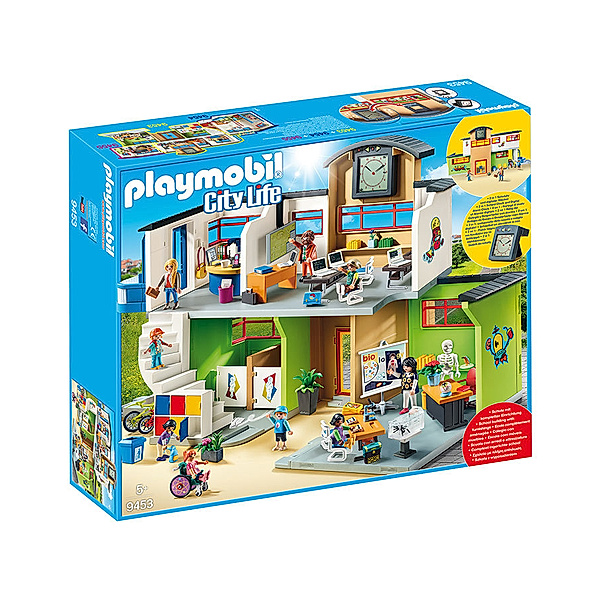 Playmobil® PLAYMOBIL® 9453 City Life Große Schule mit Einrichtung