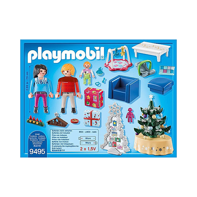 PLAYMOBIL® 9495 Weihnachtliches Wohnzimmer kaufen