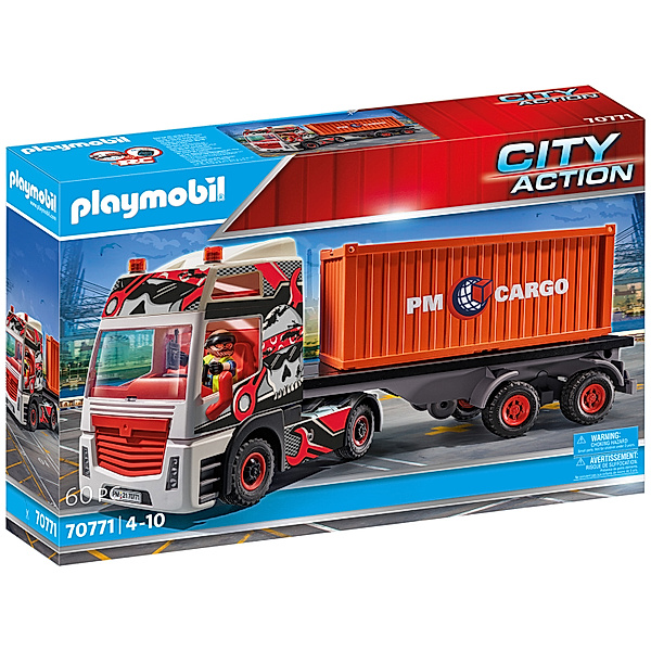 Playmobil® PLAYMOBIL® City Action 70771 LKW mit Anhänger