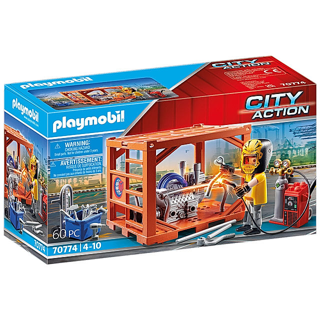 PLAYMOBIL® City Action 70774 Containerfertigung | Weltbild.de