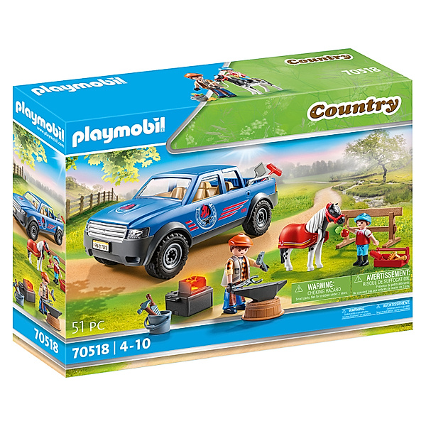 Playmobil® PLAYMOBIL® Country 70518 Mobiler Hufschmied