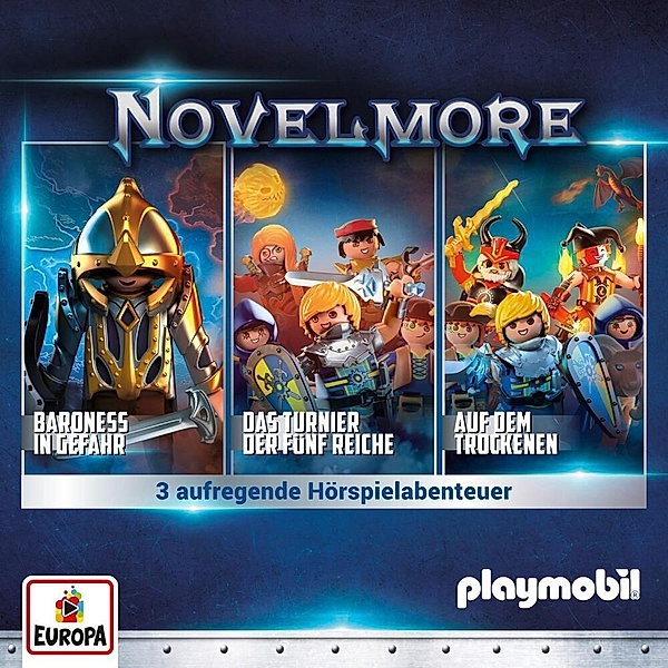 PLAYMOBIL Hörspiele - Novelmore-Box 1 (Folgen 1, 2, 3),3 CD Longplay, PLAYMOBIL Hörspiele