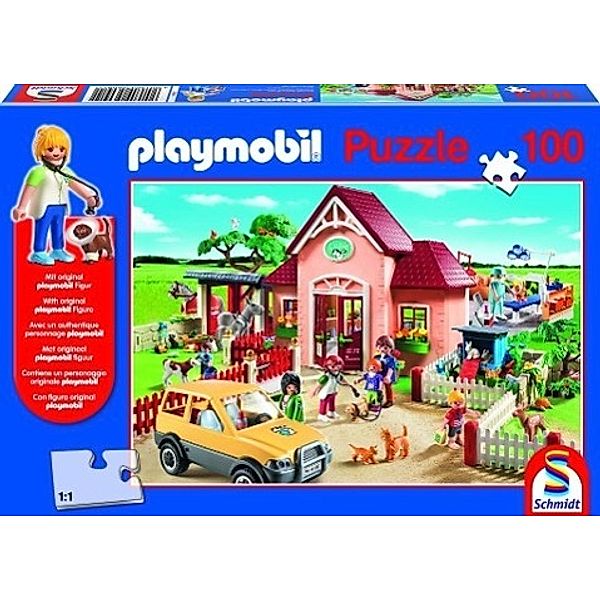 Playmobil (Kinderpuzzle),Tierarztpraxis