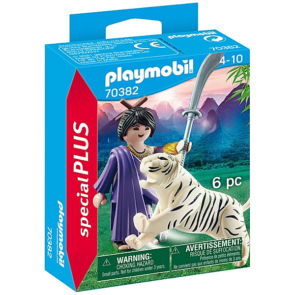 Playmobil® PLAYMOBIL® SpecialPlus 70382 Asiakämpferin mit Tiger