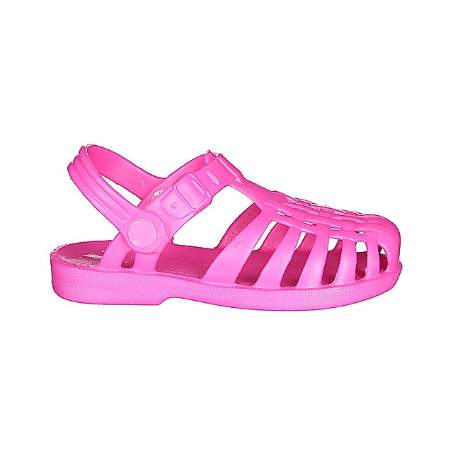 Playshoes Bade-Sandalen Uni mit Zehenschutz, pink Grösse: 26 27