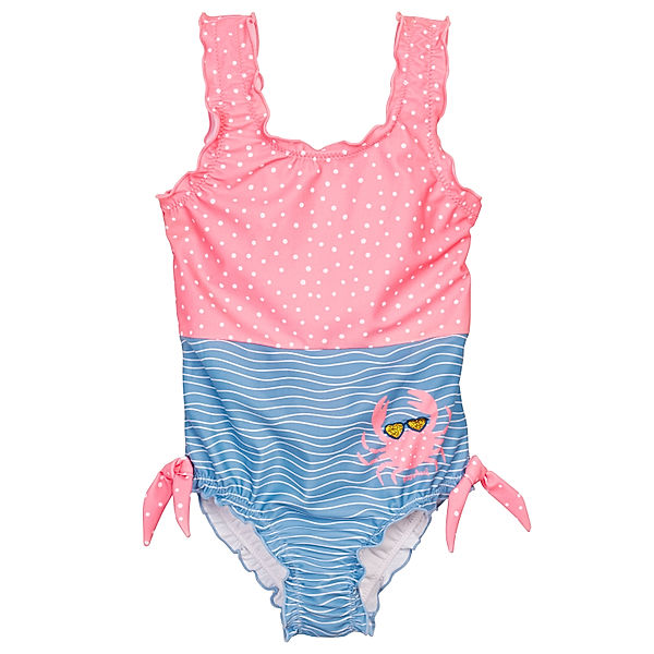 Playshoes Playshoes Badeanzug Krebs, blau/pink (Grösse: 86/92)