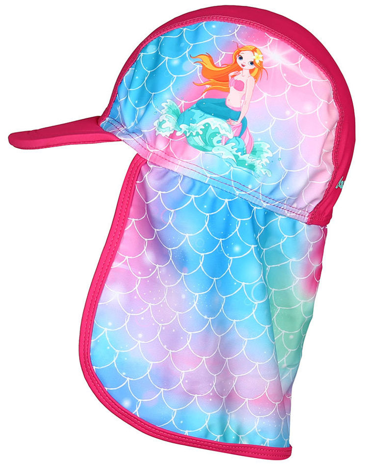 Playshoes UV-Bademütze Meerjungfrau, pink bunt Größe: 49 kaufen