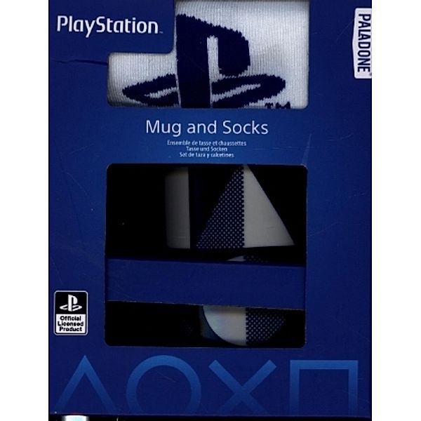 Playstation 5 Becher und Socken Set