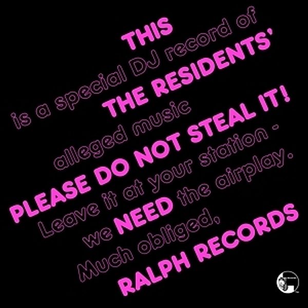 Please Do Not Steal It (Vinyl), Residents