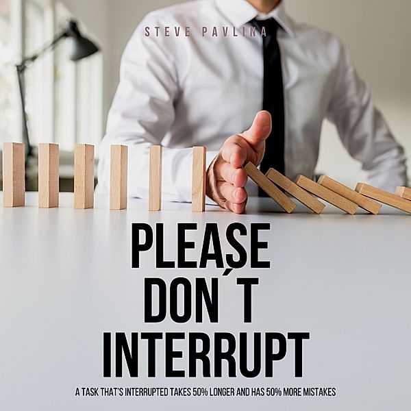 Please Don't Interrupt, Steve Pavlina