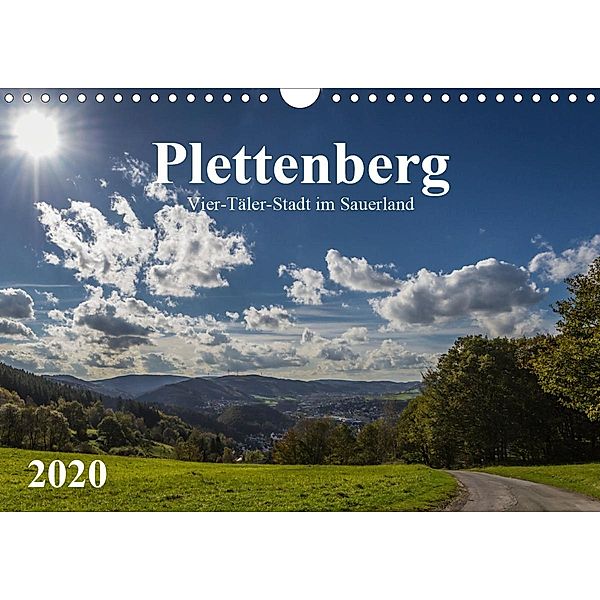Plettenberg - Vier-Täler-Stadt im Sauerland (Wandkalender 2020 DIN A4 quer), Simone Rein