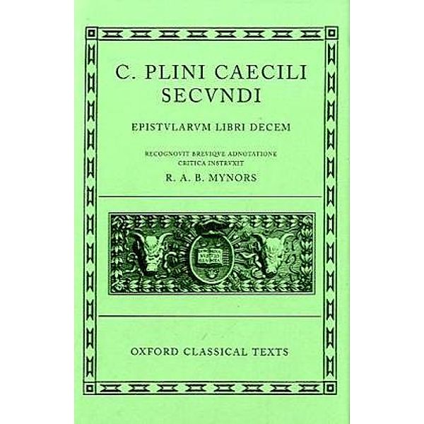 Pliny the Younger Epistularum Libri Decem, Plinius der Jüngere