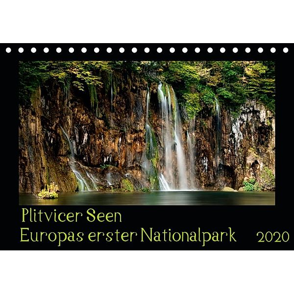 Plitvicer Seen - Europas erster Nationalpark (Tischkalender 2020 DIN A5 quer), Kirsten Karius, Holger Karius