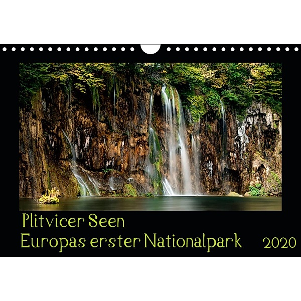 Plitvicer Seen - Europas erster Nationalpark (Wandkalender 2020 DIN A4 quer), Kirsten Karius, Holger Karius