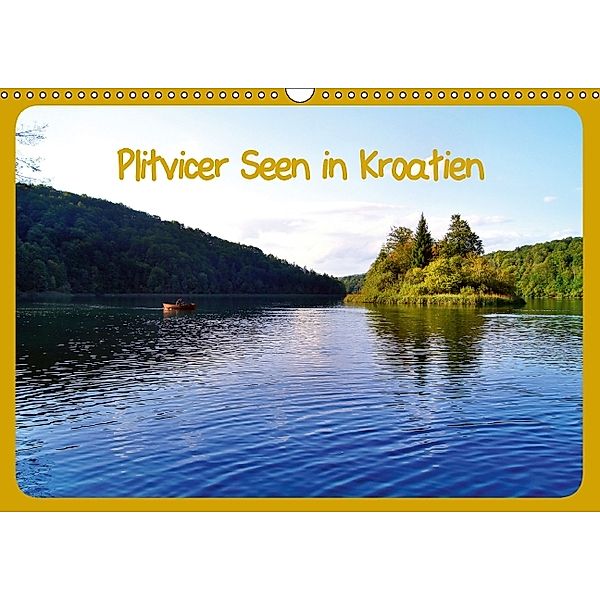 Plitvicer Seen in Kroatien (Wandkalender 2014 DIN A3 quer), Helmut Schneller