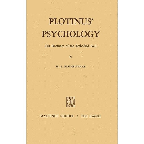 Plotinus' Psychology, H. J. Blumenthal