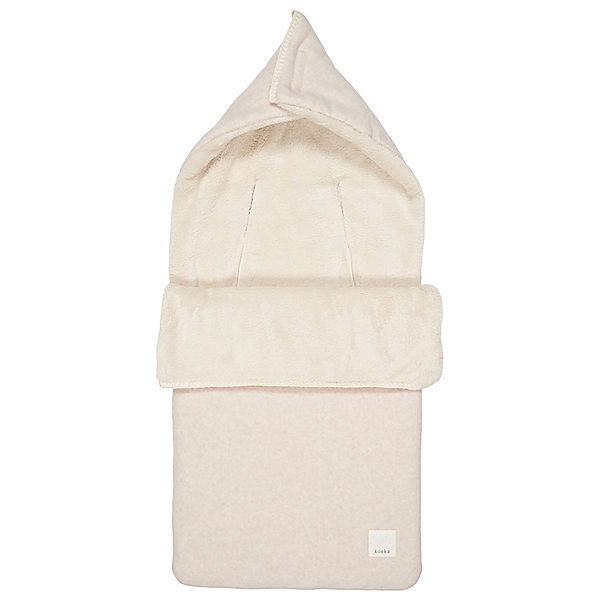 Koeka Plüsch-Fußsack PLÜSCH DENVER in creme