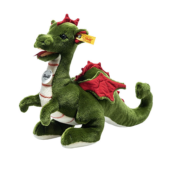 Steiff Plüschdrache ROCKY (32cm) in grün