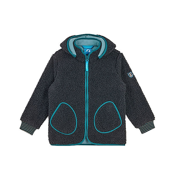 finkid Plüschjacke TONTTU NALLE in graphit/deep teal