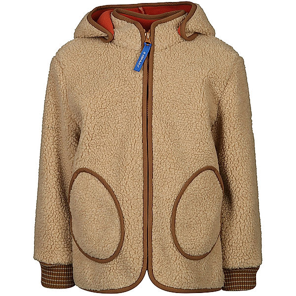 finkid Plüschjacke TONTTU NALLE in pebble/cinnamon