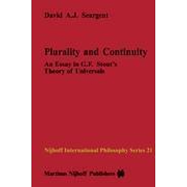 Plurality and Continuity, David A. J. Seargent