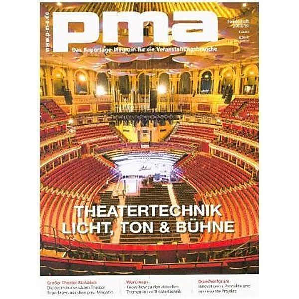 pma Sonderheft Theatertechnik 2018 / 2019