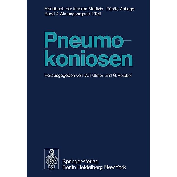 Pneumokoniosen / Handbuch der inneren Medizin Bd.4 / 1