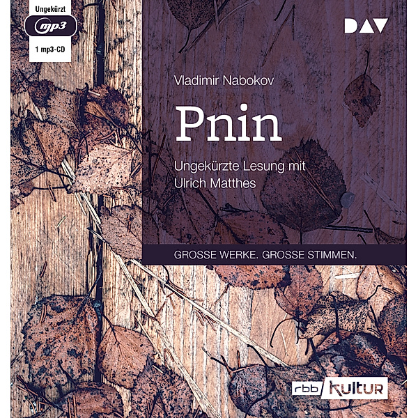 Pnin,1 Audio-CD, 1 MP3, Vladimir Nabokov